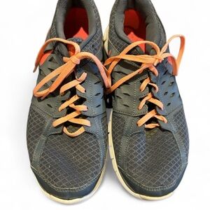 Nike Womens Revolution Gray/Orange Running Shoes Sneakers Size 10